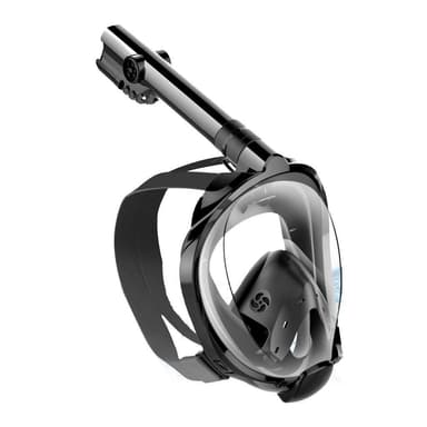 Helmask cyklop med snorkel och GoPro fäste - svart - L/XL