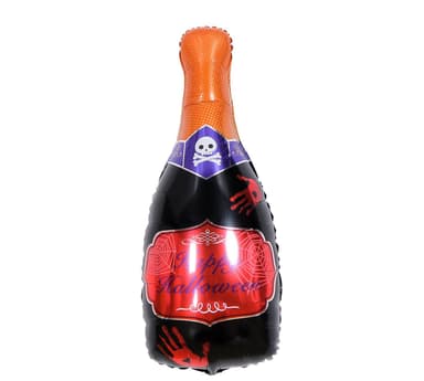 Ballong Halloween Champagneflaska 98 cm 2-pack