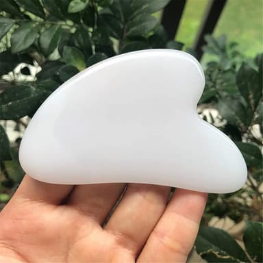 Gua Sha massagesten Jade Vit