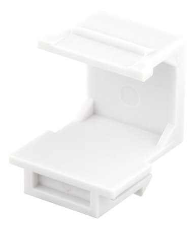 deltaco Blank cover for Keystone ports, 5-pack, white