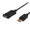 DELTACO DisplayPort till HDMI 2.0b-kabel, 1m, svart, 4K i 60Hz,
