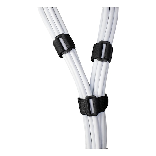 deltaco Hook loop fastener cable ties width 20mm 18cm 10pack - Elgiganten