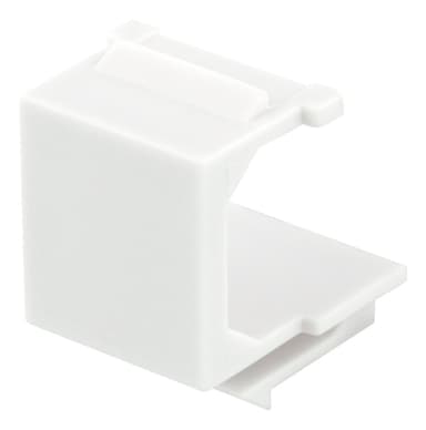 deltaco Blank cover for Keystone ports, 5-pack, white