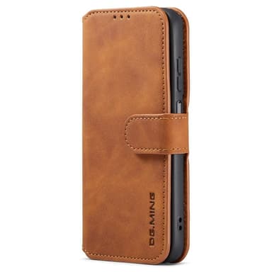 DG MING Samsung A04s 4G Premium Cut Plånboksfodral - Brun