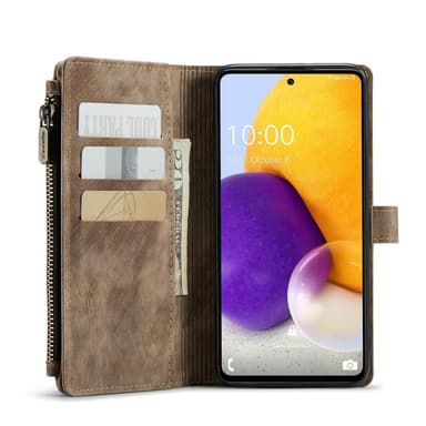 CaseMe Samsung A13 4G CaseMe Big Wallet Plånboksfodral - Brun