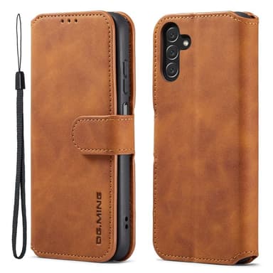 DG MING Samsung A04s 4G Premium Cut Plånboksfodral - Brun