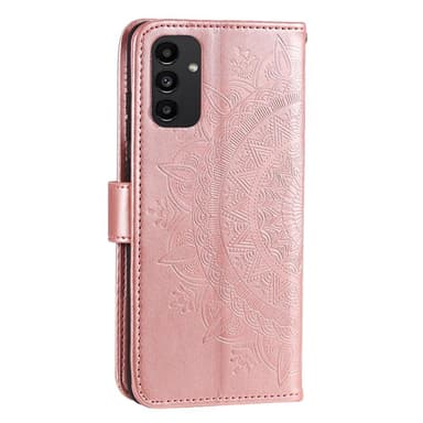 SKALO Samsung A13 4G Mandala Plånboksfodral - Roséguld