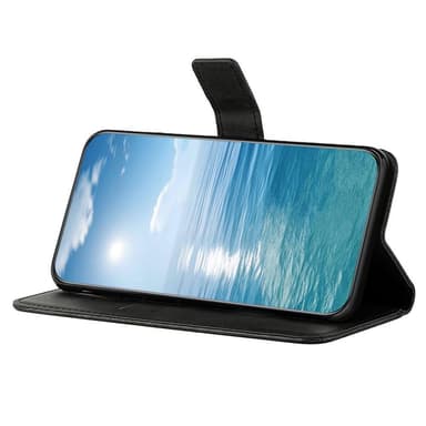 SKALO Samsung A13 4G Embossed Plånboksfodral i PU-Läder - Svart