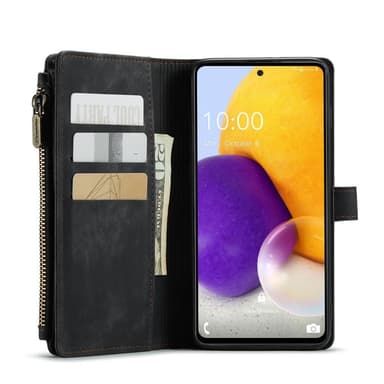 CaseMe Samsung A13 4G CaseMe Big Wallet Plånboksfodral - Svart