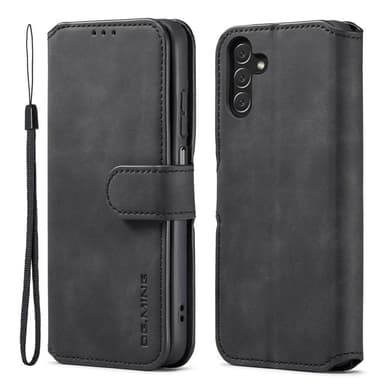 DG MING Samsung A04s 4G Premium Cut Plånboksfodral - Svart