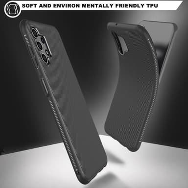 SKALO Samsung A13 4G Twill TPU skal - Svart
