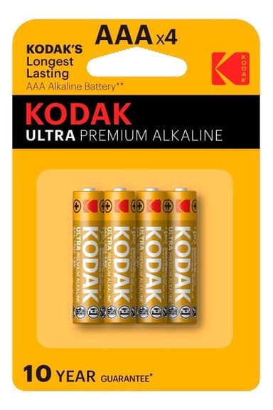 Kodak ULTRA premium alkaline AAA battery (4 pack)
