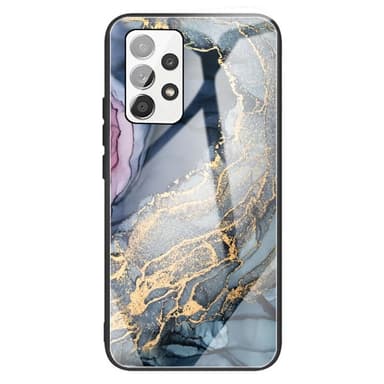 SKALO Samsung A13 4G Marmor Härdat Glas TPU-skal - Motiv 4