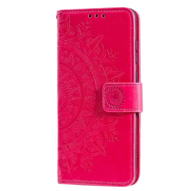 SKALO Samsung A13 4G Mandala Plånboksfodral - Cerise