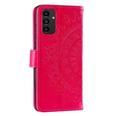 SKALO Samsung A13 4G Mandala Plånboksfodral - Cerise