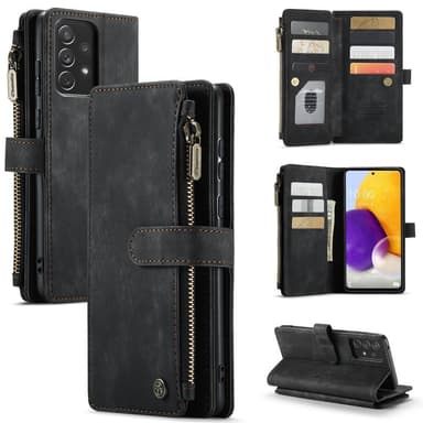 CaseMe Samsung A13 4G CaseMe Big Wallet Plånboksfodral - Svart