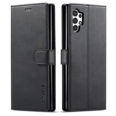 SKALO Samsung A13 4G LC.IMEEKE Plånboksfodral i PU-Läder - Svart