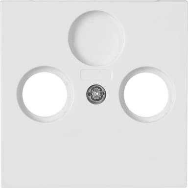 Kopp 1 st Vippa/centrumplatta TV/Radio ATHENIS Renvit