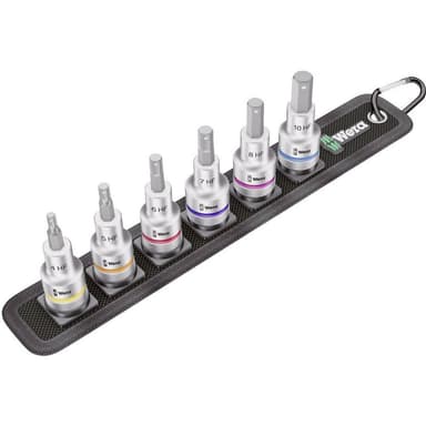 Wera Belt C 2 Zyklop Hylsnyckel-bitsinsats-set 1/2 7