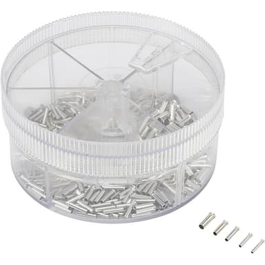 Ändhylsa sortiment 0.50 mm² 2.50 mm² Metall TRU
