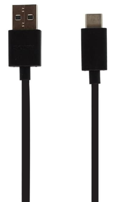 SONY UCB20, USB typ C-kabel, 1m, Bulk, Svart