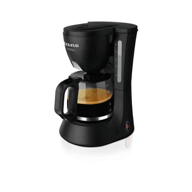 TAURUS Kaffebryggare 6 koppar Svart