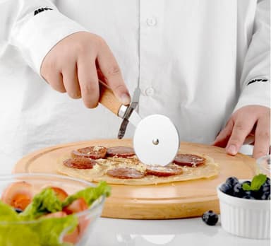 INF Köksredskap 9 delar Rostfritt stål/trä