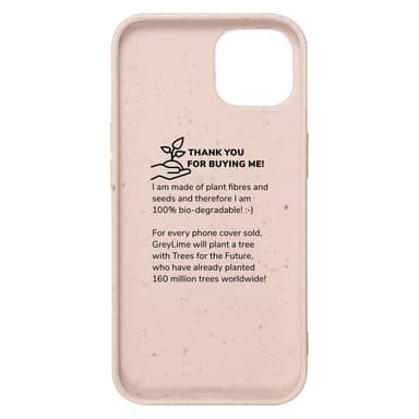 GreyLime iPhone 13 miljövänlig fodral Rosa