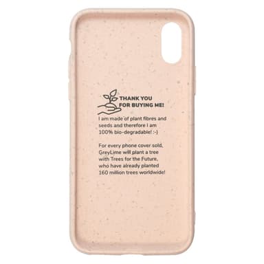 GreyLime iPhone X/XS miljövänlig fodral Rosa