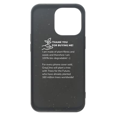 GreyLime iPhone 13 Pro miljövänlig fodral Svart