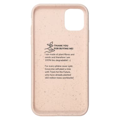 GreyLime iPhone 11 miljövänlig fodral Rosa