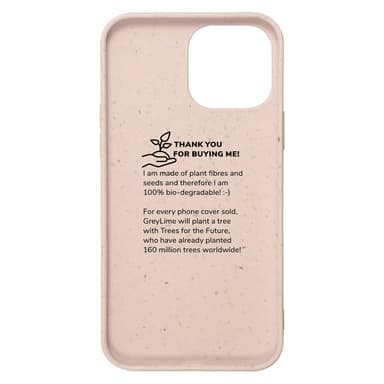 GreyLime iPhone 13 Pro miljövänlig fodral Rosa