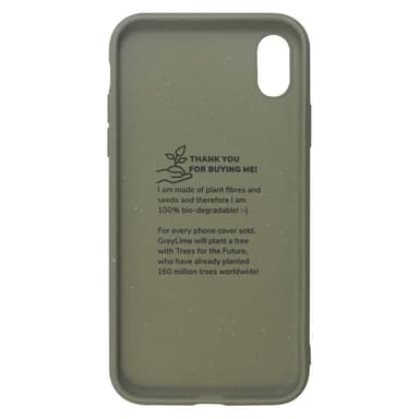 GreyLime iPhone X/XS miljövänlig fodral Grön