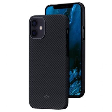 Pitaka iPhone 12 Skal Air Case Svart/Grå Twill