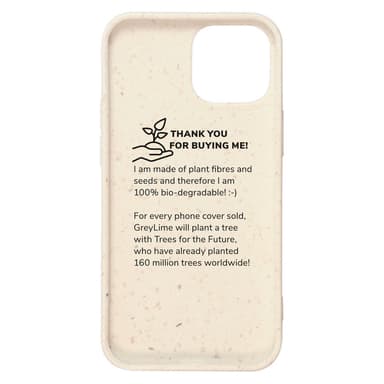 GreyLime iPhone 13 Mini miljövänlig fodral Beige