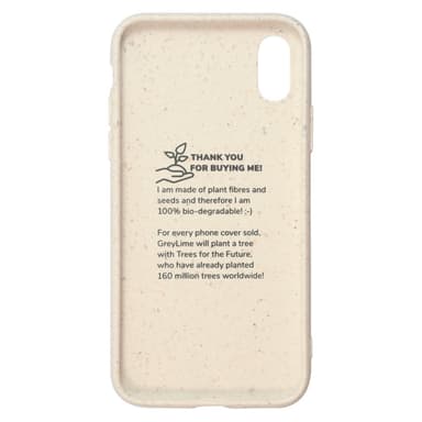 GreyLime iPhone X/XS miljövänlig fodral Beige