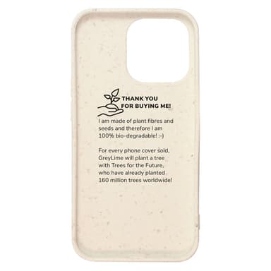 GreyLime iPhone 13 Pro miljövänlig fodral Beige