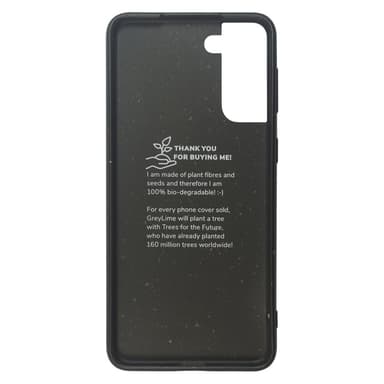 GreyLime Samsung Galaxy S22 miljövänlig fodral Svart