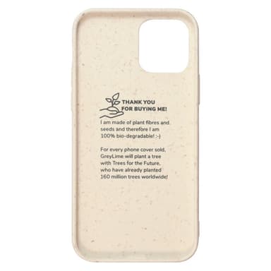 GreyLime iPhone 12/12 Pro miljövänlig fodral Beige