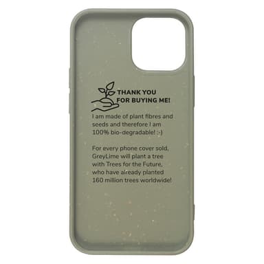GreyLime iPhone 13 Mini miljövänlig fodral Grön