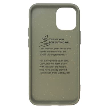 GreyLime iPhone 12 Mini miljövänlig fodral Grön