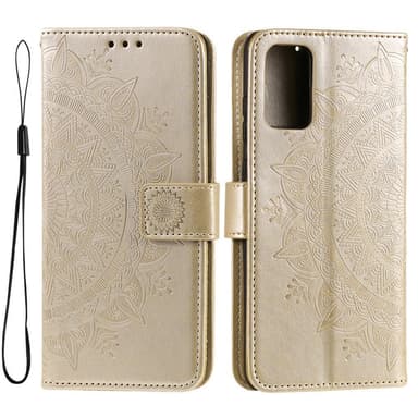 SKALO Samsung A53 5G Mandala Plånboksfodral - Guld