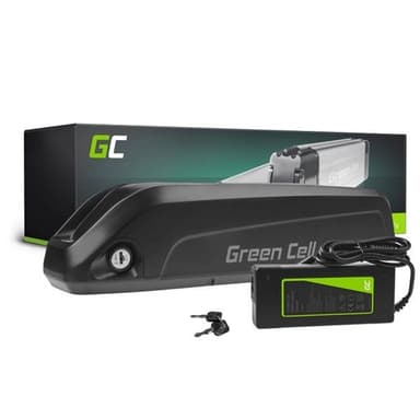 Green Cell elcykelbatteri 36V 13Ah med laddare