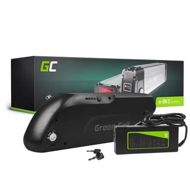 Green Cell elcykelbatteri 36V 13Ah med laddare
