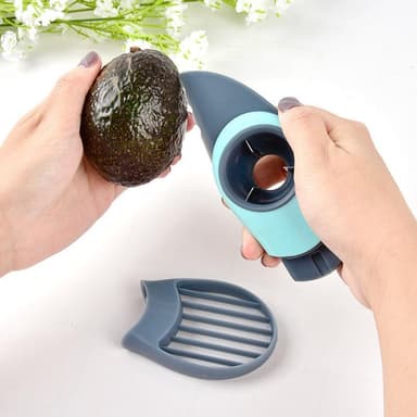 Multifunktionell avokadoskärare / slicer Blå