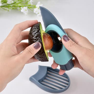Multifunktionell avokadoskärare / slicer Blå
