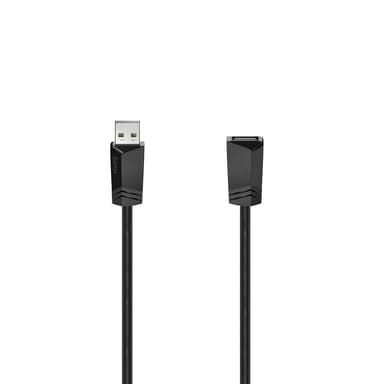 HAMA Kabel USB 2.0 Förlängning 480 Mbit/s 5,0m Svart