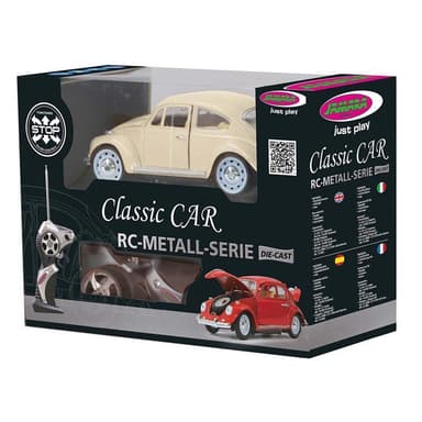 Jamara R/C Bil VW Beatle 1:18 Vit