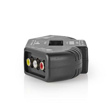 Nedis 3-portars AV-switch | 3x RCA-ingång (RWY) - 1x RCA-ingång (RWY) | Svart
