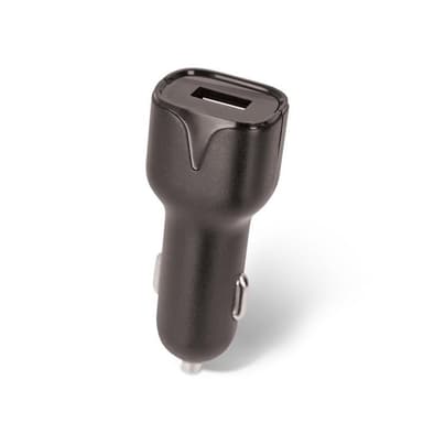 Setty Billaddare USB-uttag med micro-USB kabel 1 m, 1A, Svart
